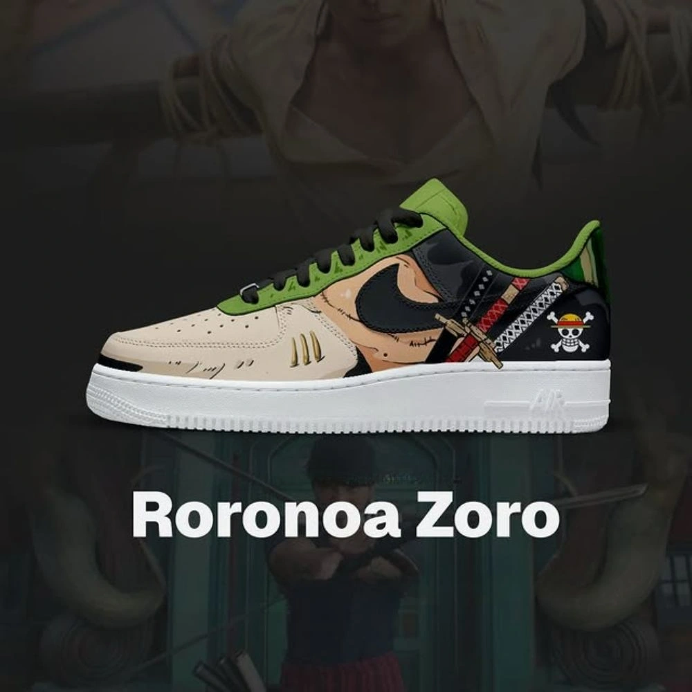 Roronoa Zoro One Piece Special Edition Low Top Shoes - Sneakatelier