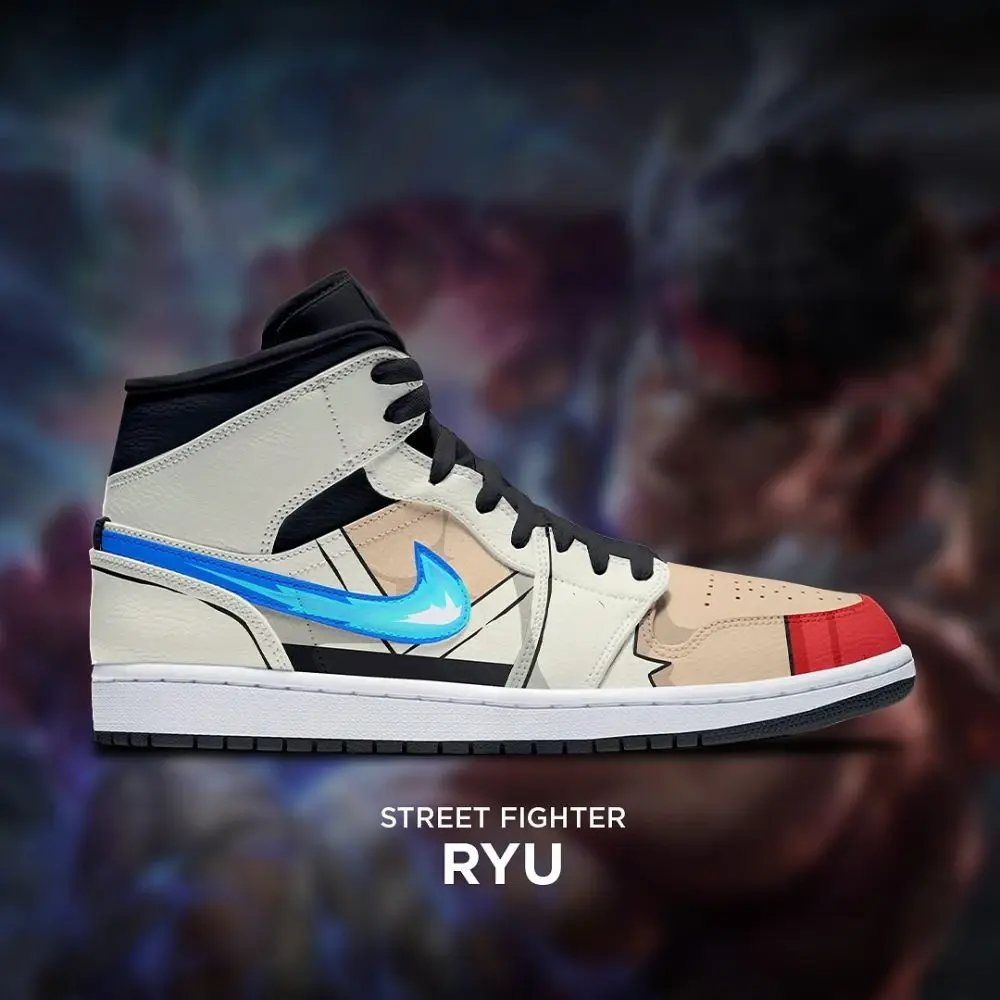 Ryu Street Fighter High Top Shoes - Sneakatelier