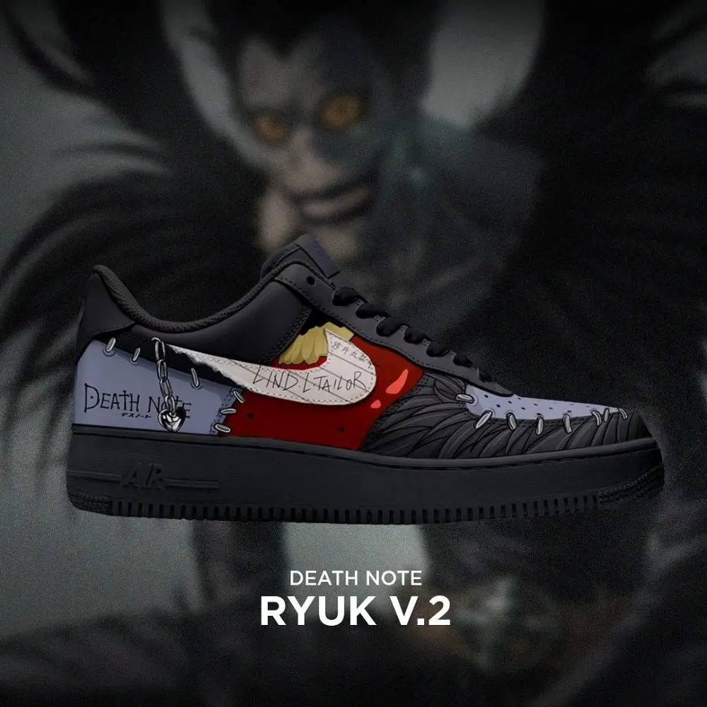 Ryuk V.2 Death Note Limited Low Top Shoes - Sneakatelier