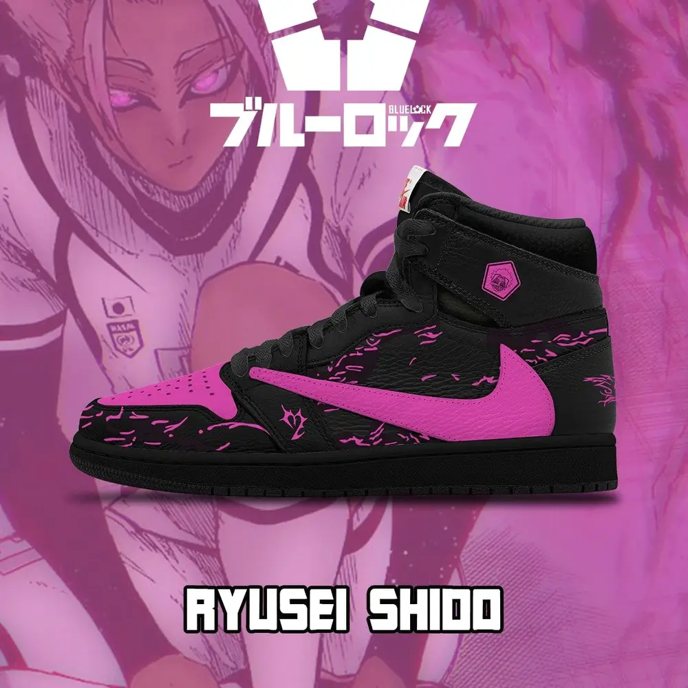 Ryusei Shido V.2 Blue Lock High Top Shoes - Sneakatelier