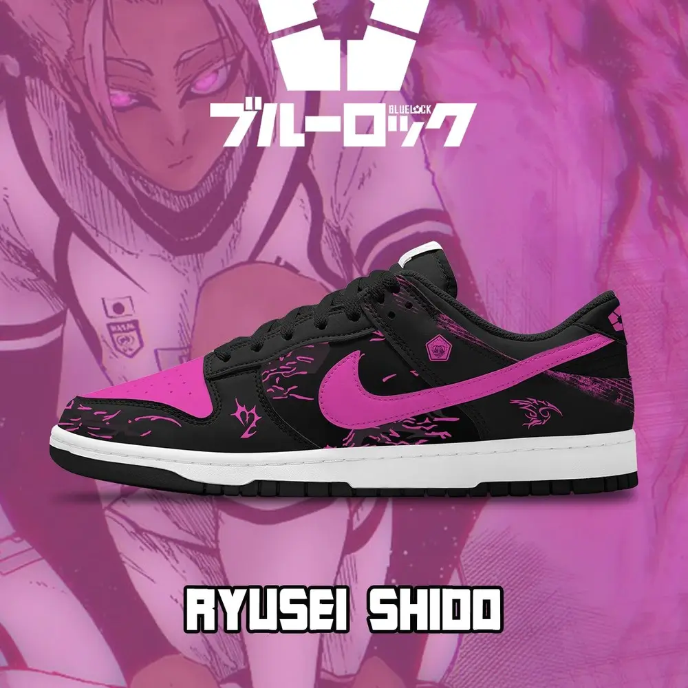 Ryusei Shido V.3 Blue Lock Low Top Shoes - Sneakatelier