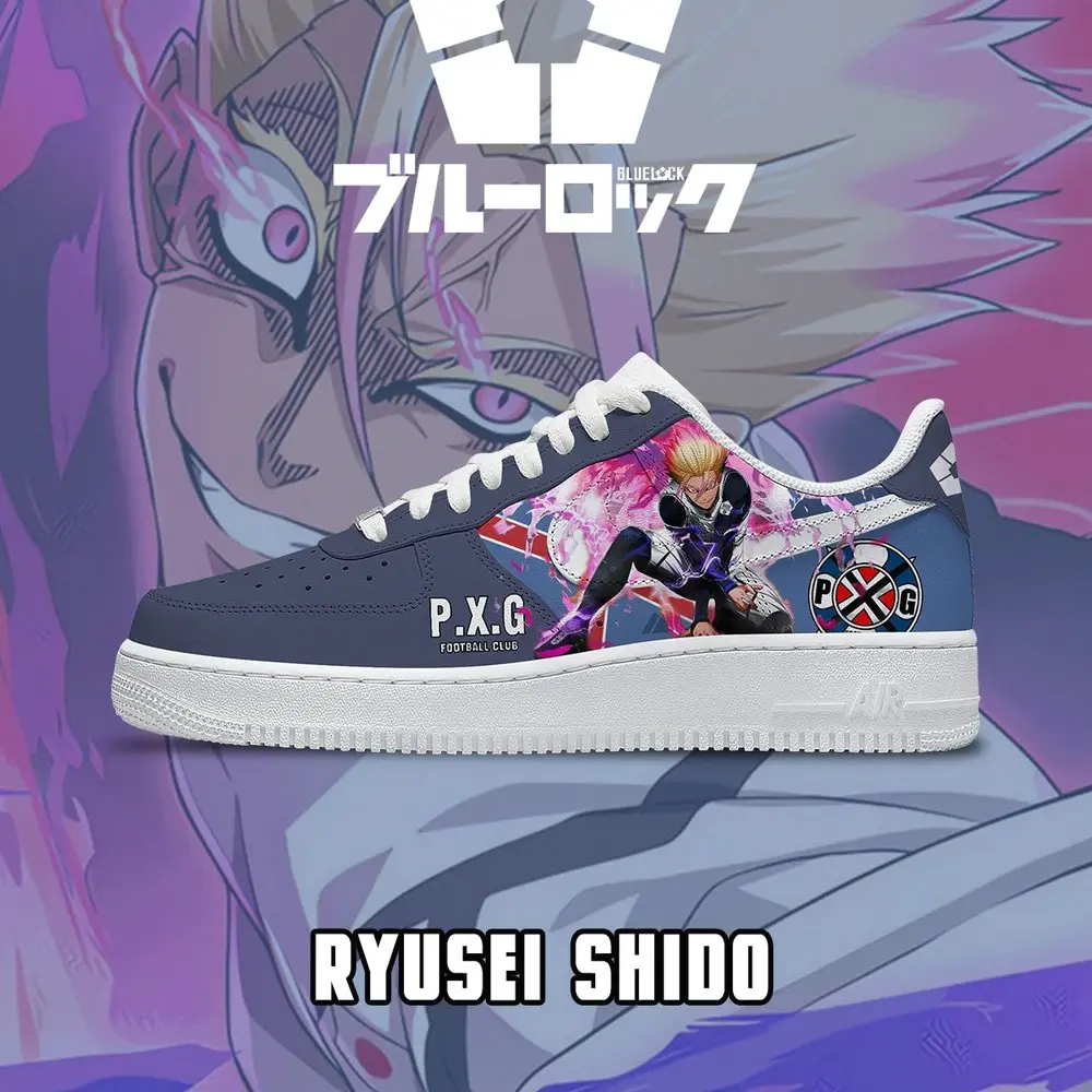 Ryusei Shido V.4 Blue Lock Low Top Shoes - Sneakatelier