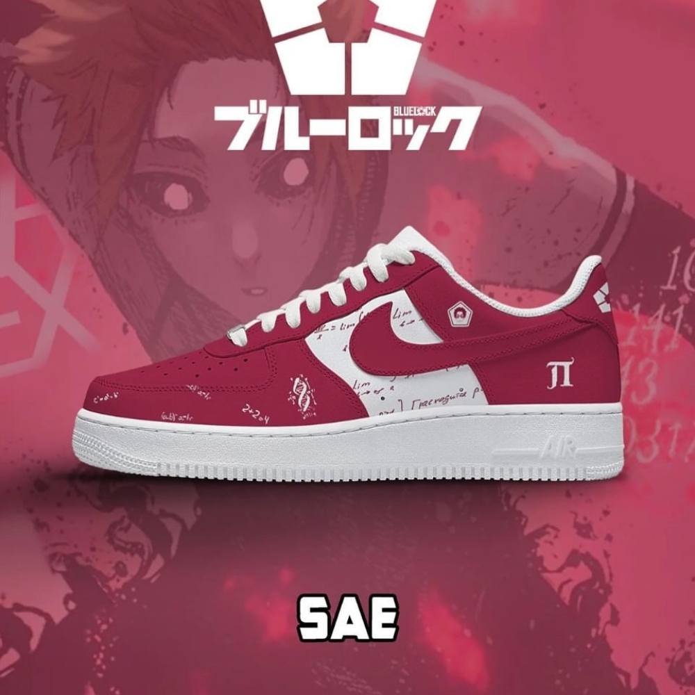 Sae Blue Lock AF1 Shoes - Shoesmates Sae Blue Lock AF1 Shoes - Sneakatelier Sneakatelier