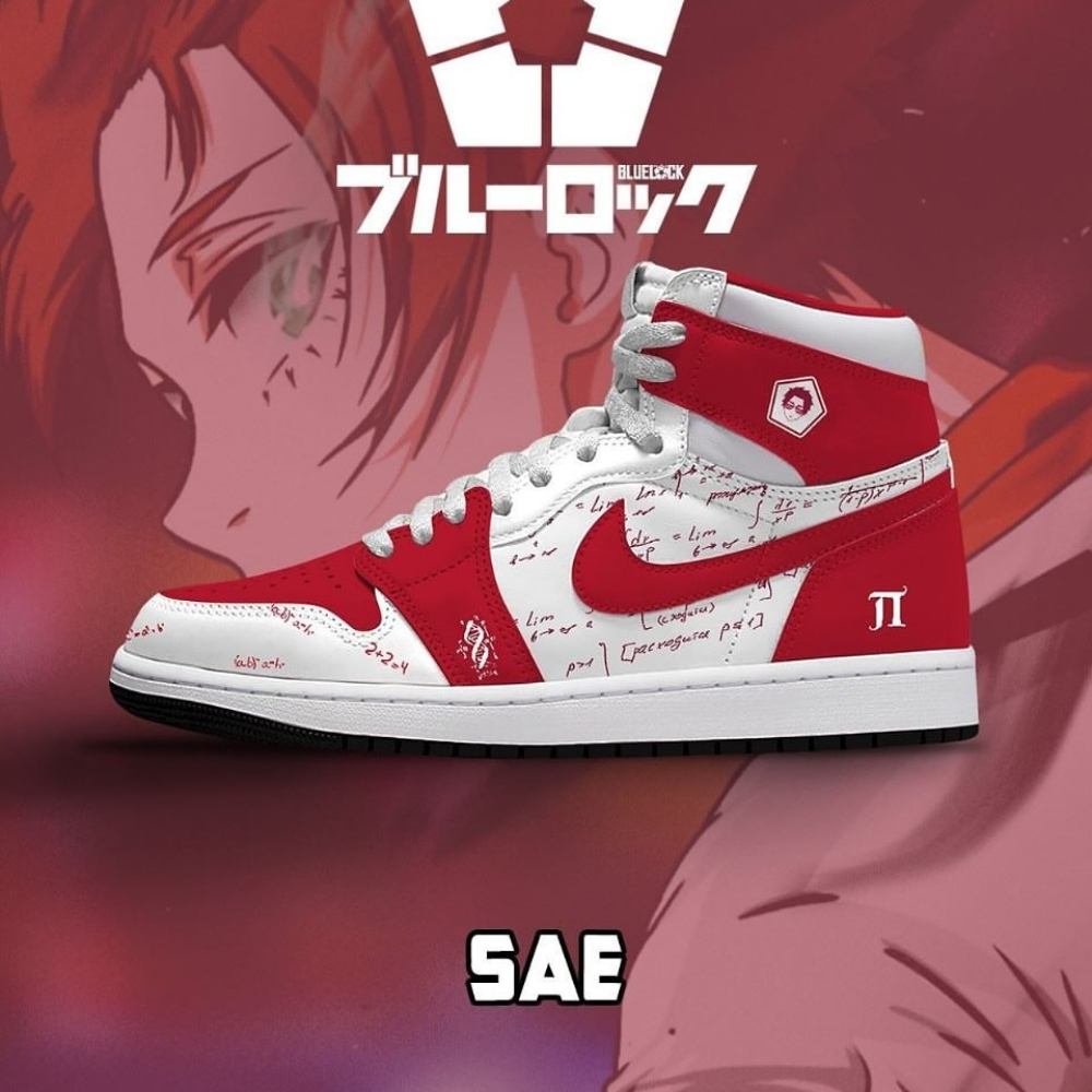 Sae Blue Lock AJ1 High Top Shoes - Sneakatelier
