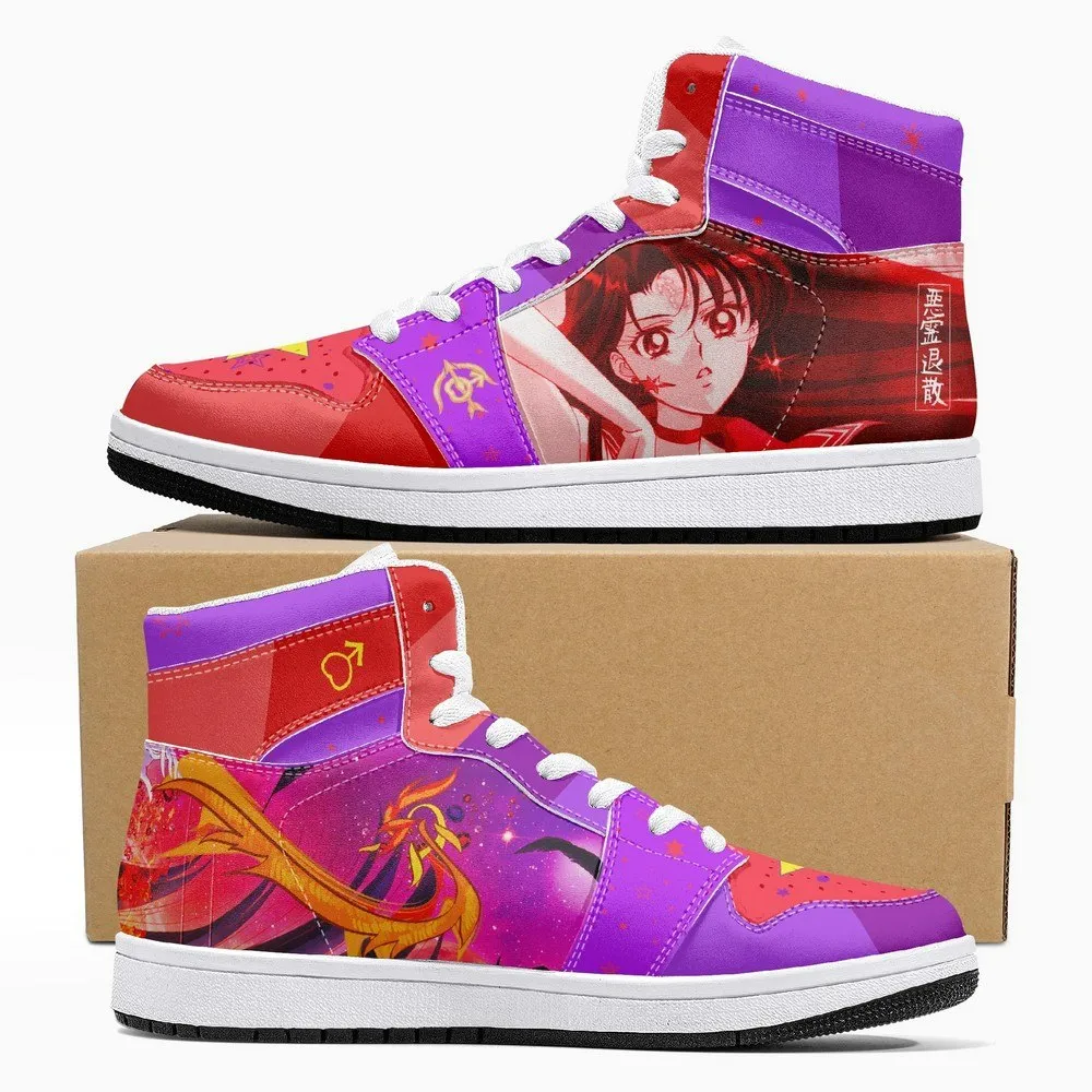 Sailor Mars Sailor Moon Hight Top Shoes - Sneakatelier