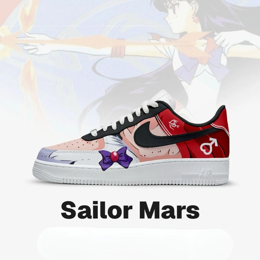 Sailor Mars Sailor Moon Special Low Top Shoes - Sneakatelier
