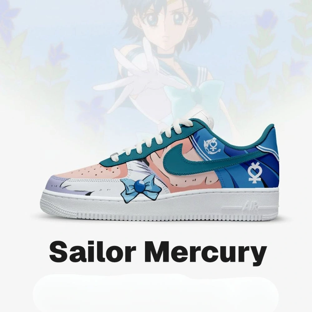 Sailor Mercury Sailor Moon Special Low Top Shoes - Sneakatelier