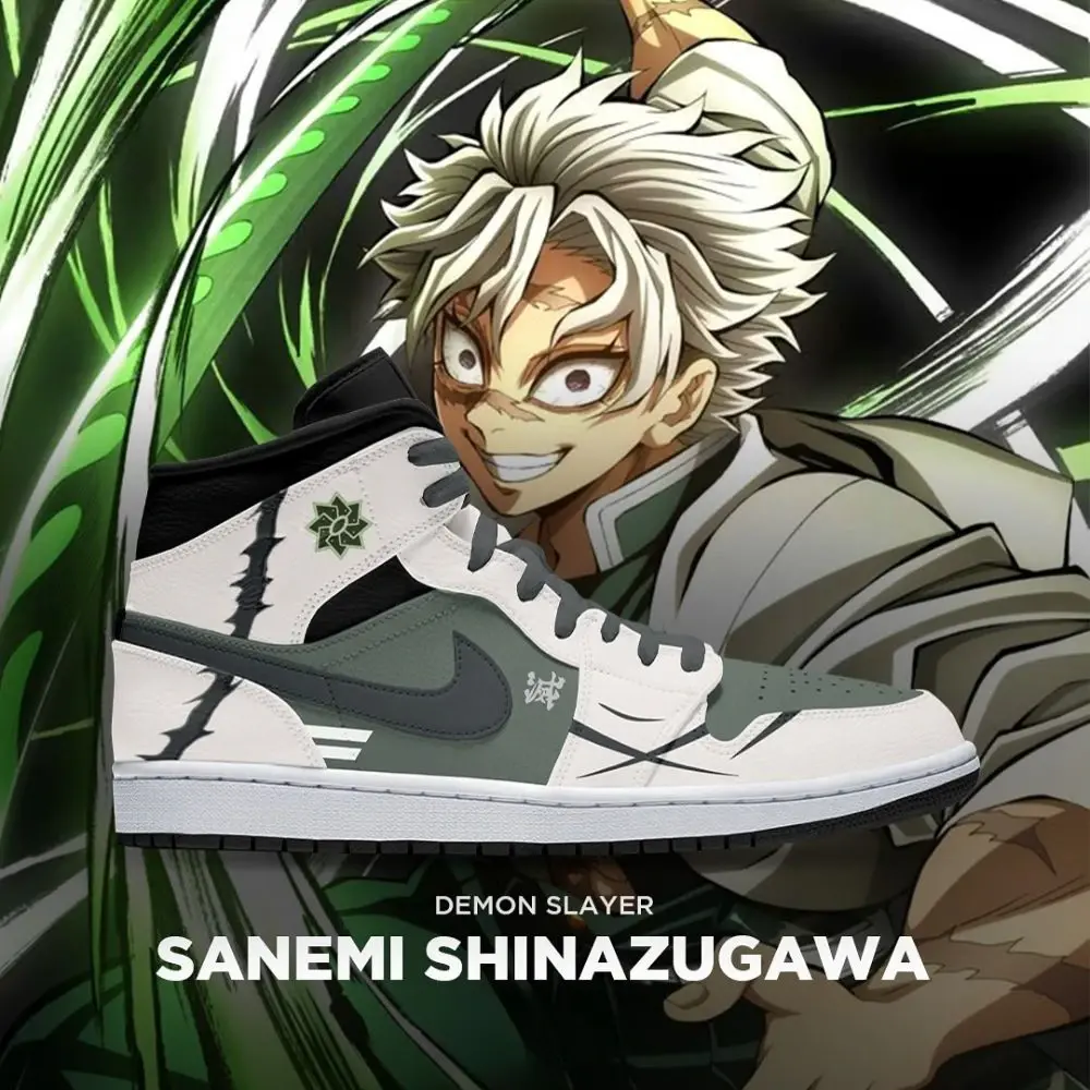 Sanemi Shinazugawa Demon Slayer Limited High Top Shoes - Sneakatelier