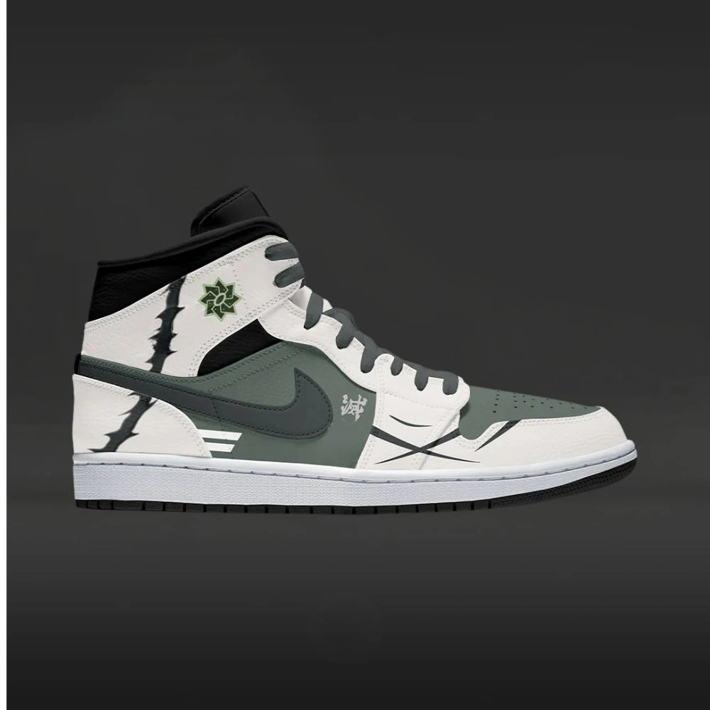 Sanemi Sinazugawa Demon Slayer Custom High Top Shoes - Sneakatelier