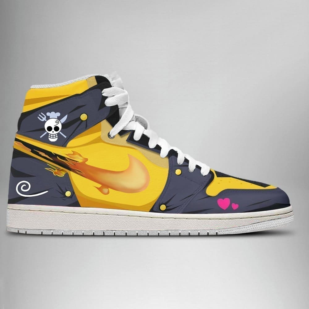 Sanji One Piece Air Jordan 1 High Top Shoes SMSOPA1 - Shoesmates Sanji One Piece Air Jordan 1 High Top Shoes SMSOPA1 - Sneakatelier Sneakatelier