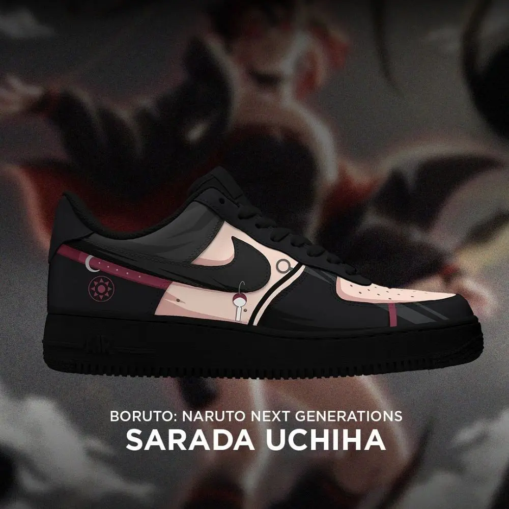Sarada Uchiha Boruto Low Top Shoes - Sneakatelier