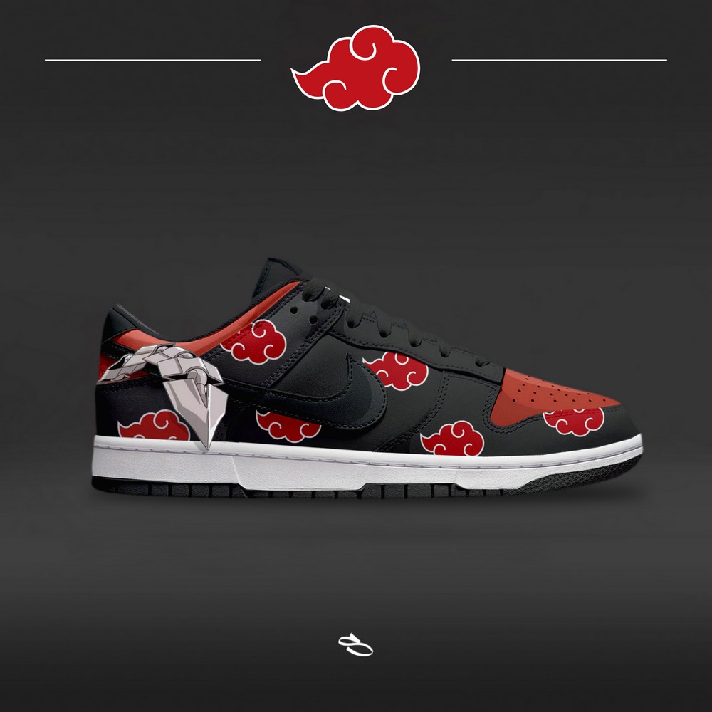Sasori Akatsuki J1 Low Top Shoes - Sneakatelier