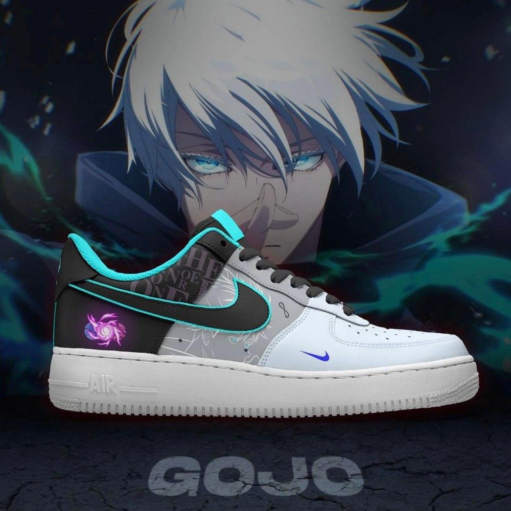 Satoru Gojō2 Jujutsu Kaisen AF1 Shoes - Shoesmates Satoru Gojō2 Jujutsu Kaisen AF1 Shoes - Sneakatelier Sneakatelier