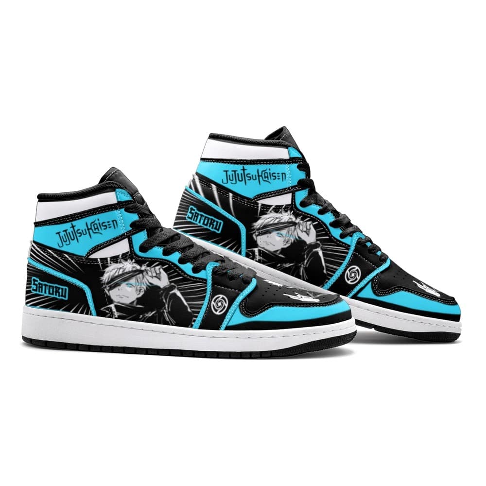 Satoru Gojo Sorcery Fight J1 High Top Shoes SMSGSF2 - Shoesmates Satoru Gojo Sorcery Fight J1 High Top Shoes SMSGSF2 - Sneakatelier Sneakatelier