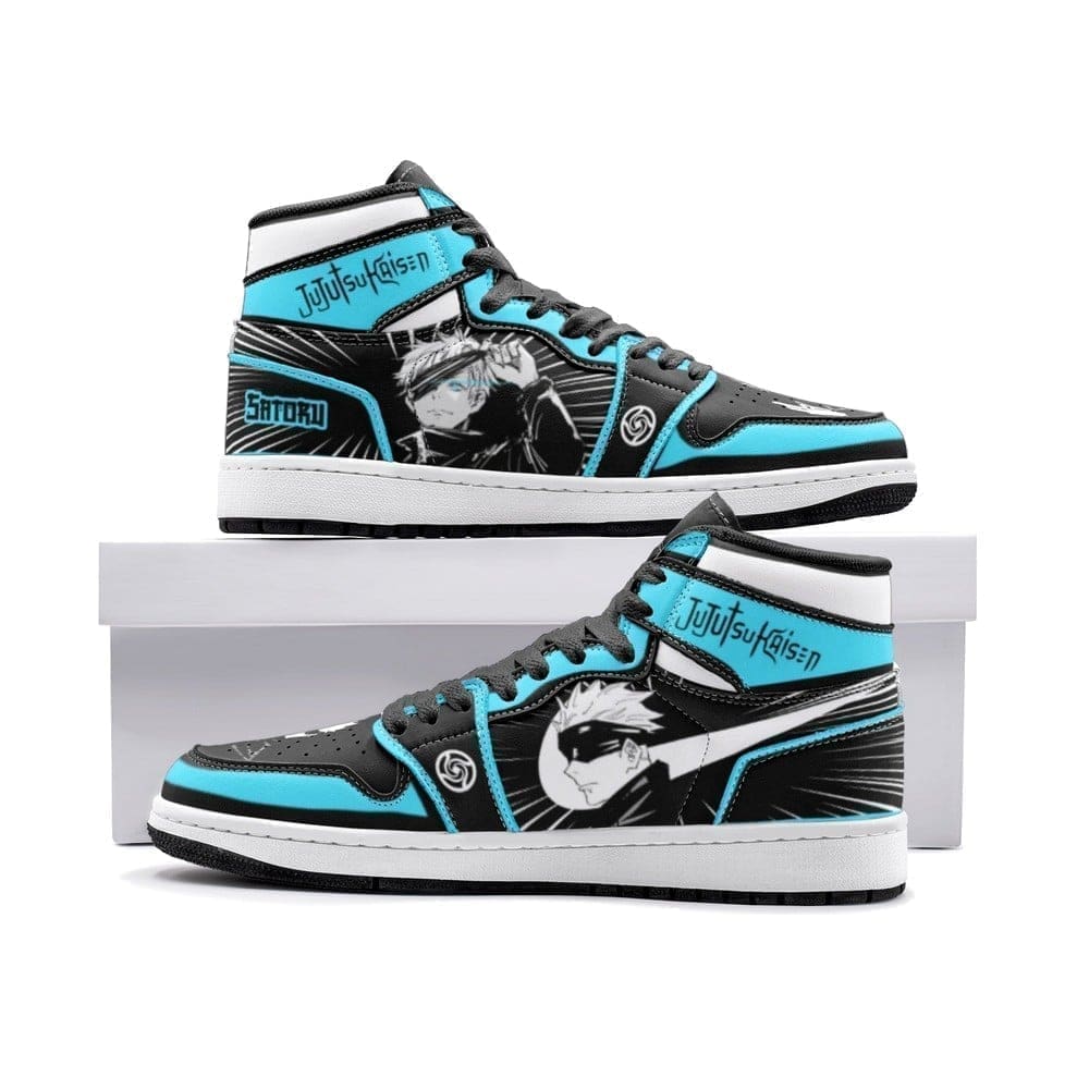 Satoru Gojo Sorcery Fight J1 High Top Shoes SMSGSF2 - Shoesmates Satoru Gojo Sorcery Fight J1 High Top Shoes SMSGSF2 - Sneakatelier Sneakatelier