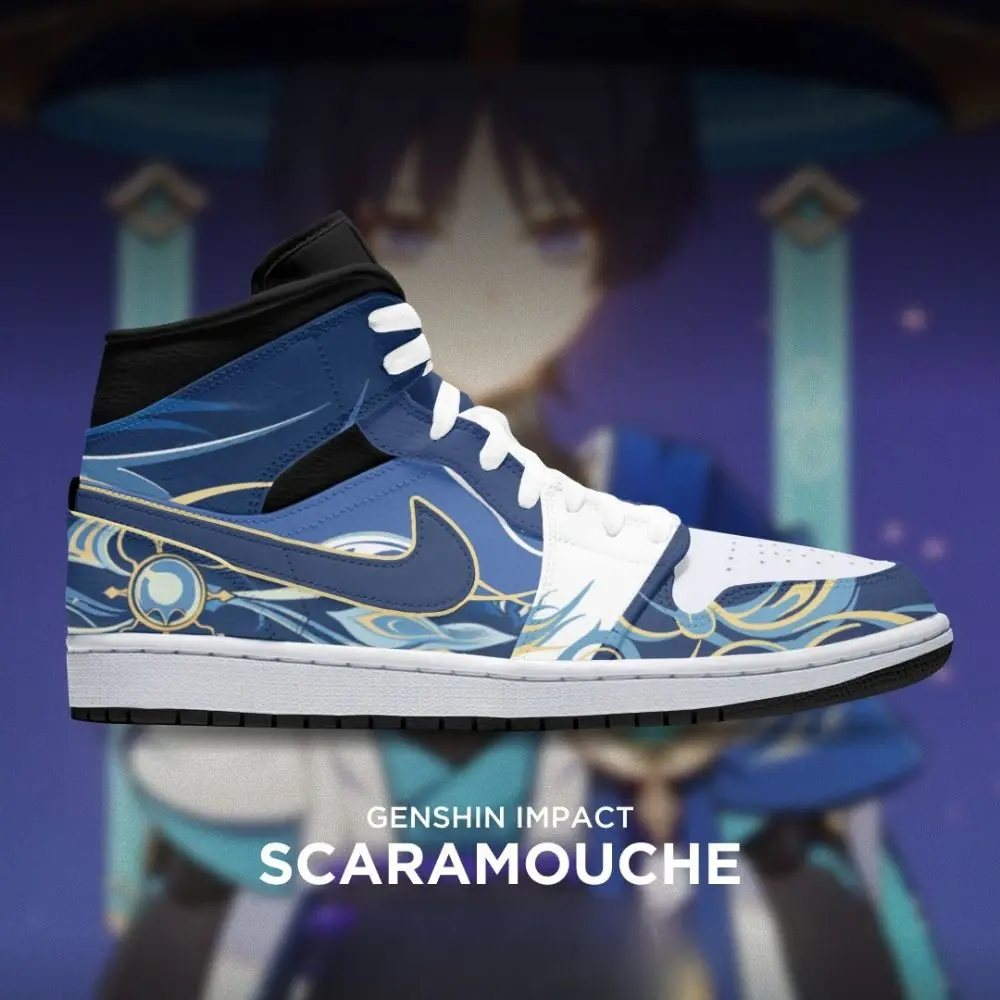Scaramouche Genshin Impact Special High Top Shoes - Shoesmates Scaramouche Genshin Impact Special High Top Shoes - Sneakatelier Sneakatelier
