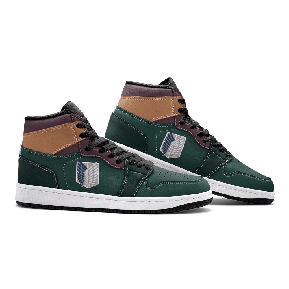 Scouting Regiment Survey Corps Shingeki No Kyojin J1 High Top Shoes - Sneakatelier