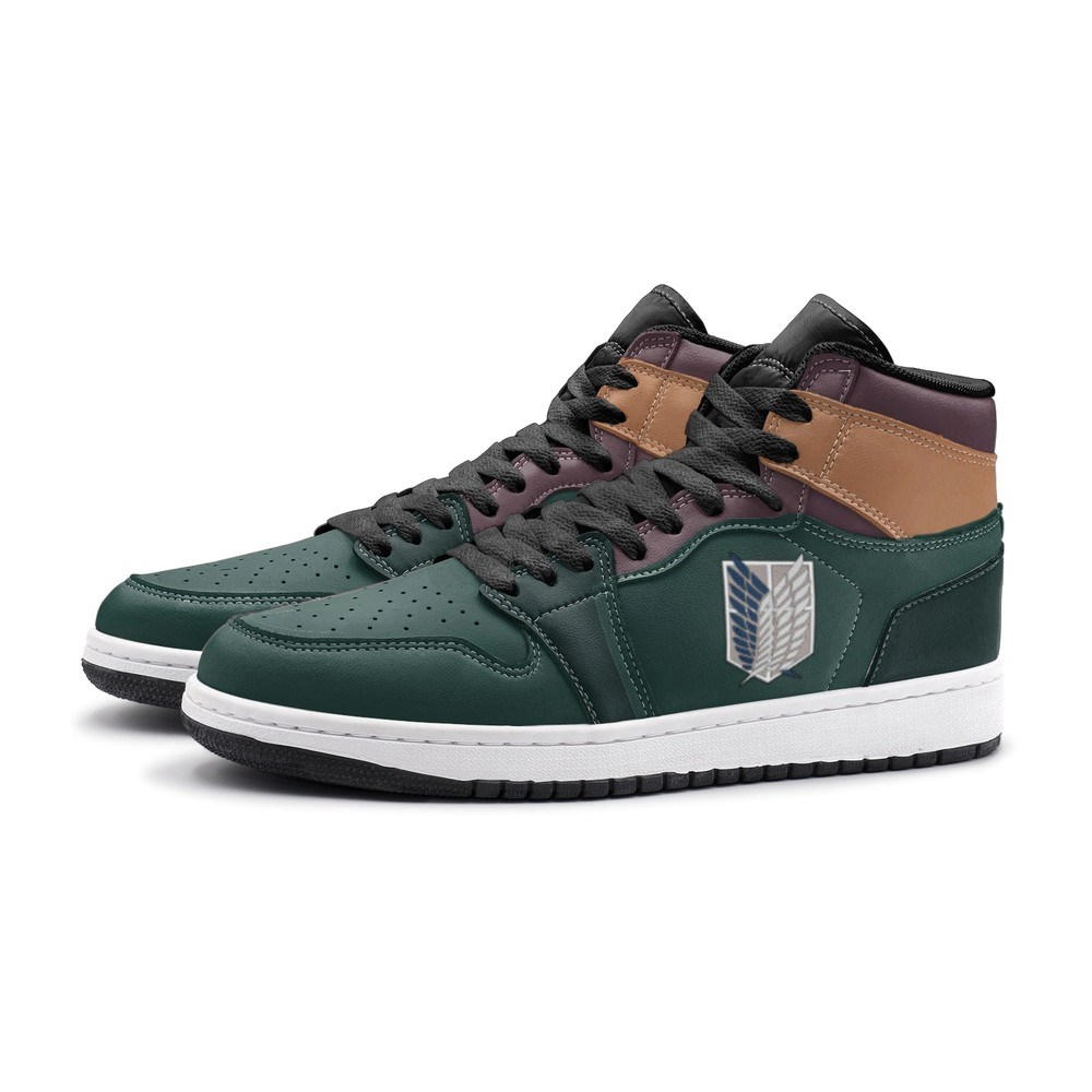 Scouting Regiment Survey Corps Shingeki No Kyojin J1 High Top Shoes - Shoesmates Scouting Regiment Survey Corps Shingeki No Kyojin J1 High Top Shoes - Sneakatelier Sneakatelier