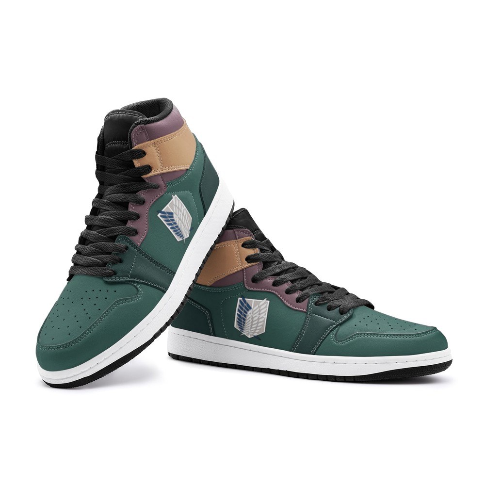 Scouting Regiment Survey Corps Shingeki No Kyojin J1 High Top Shoes - Shoesmates Scouting Regiment Survey Corps Shingeki No Kyojin J1 High Top Shoes - Sneakatelier Sneakatelier