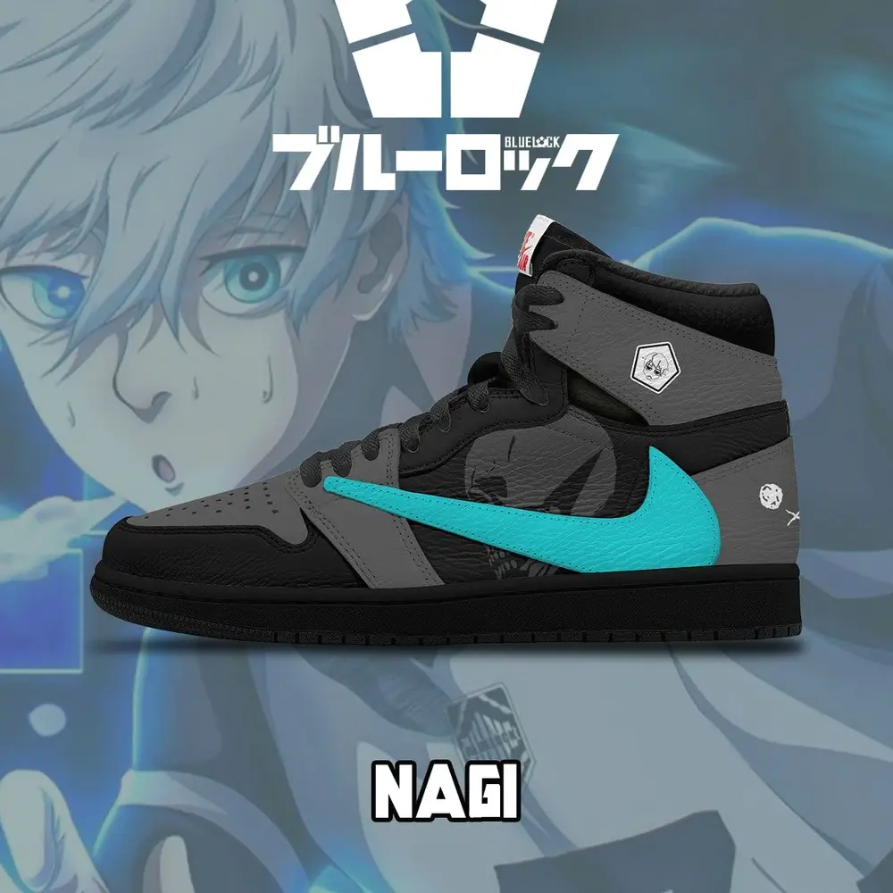 Seishiro Nagi V.2 Blue Lock High Top Shoes - Sneakatelier