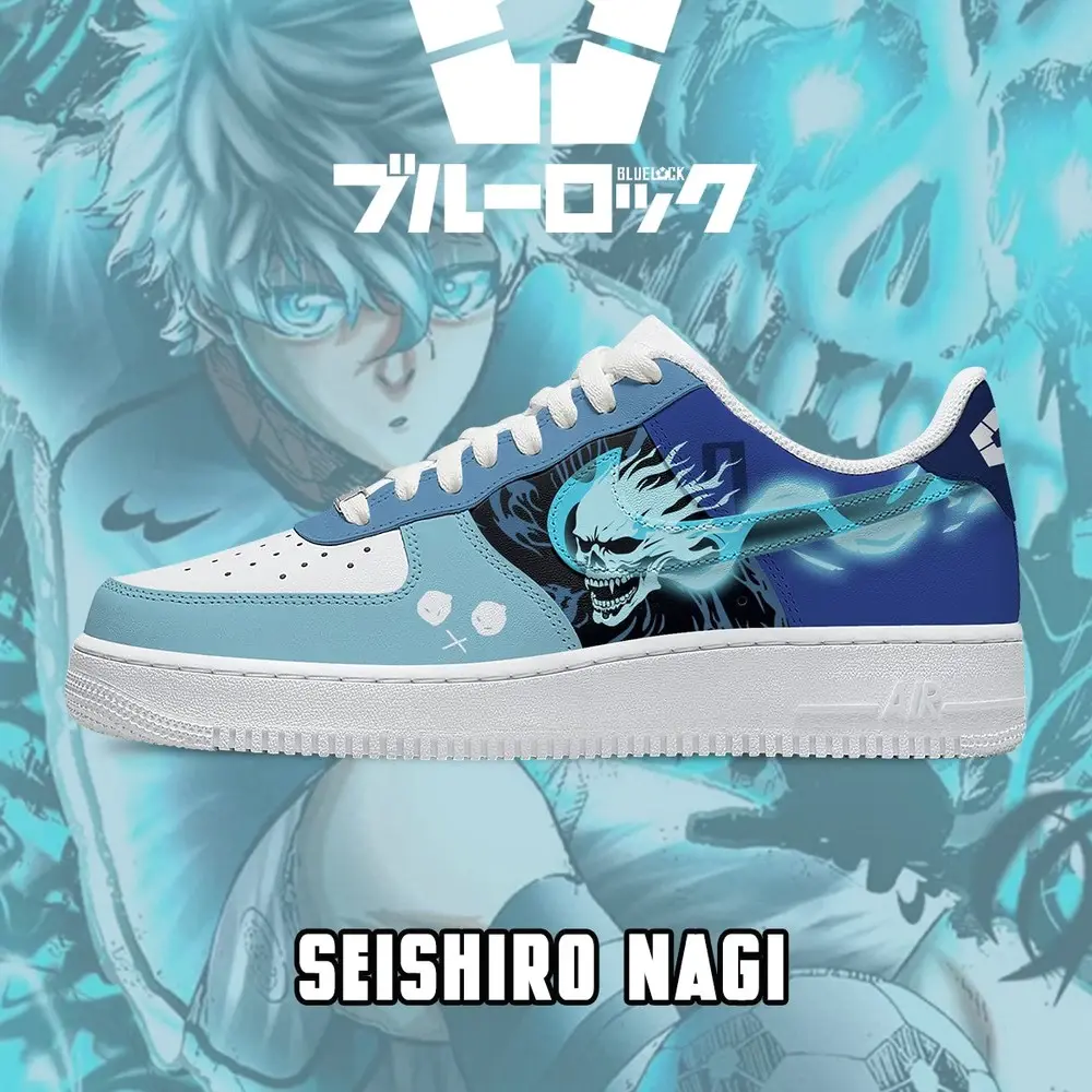 Seishiro Nagi V.6 Blue Lock Low Top Shoes - Sneakatelier