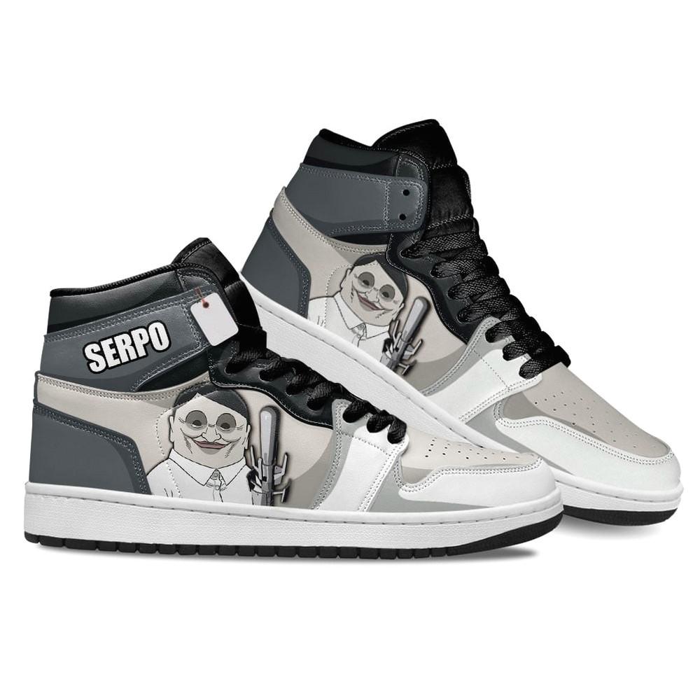 Serpo Aliens Dandadan AJ1 High Top Personalized Shoes - Sneakatelier
