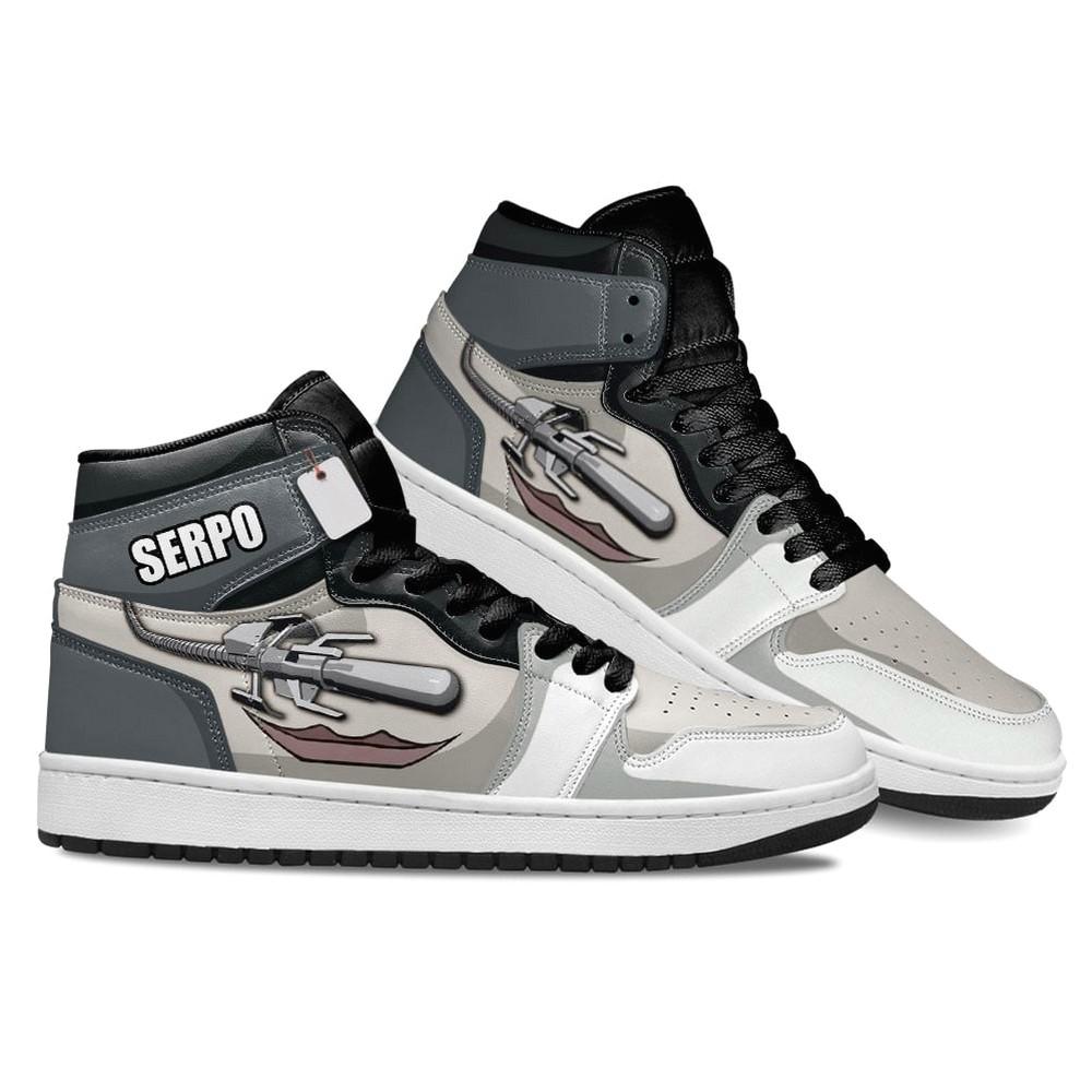 Serpo Aliens Dandadan Personalized AJ1 High Top Shoes - Sneakatelier