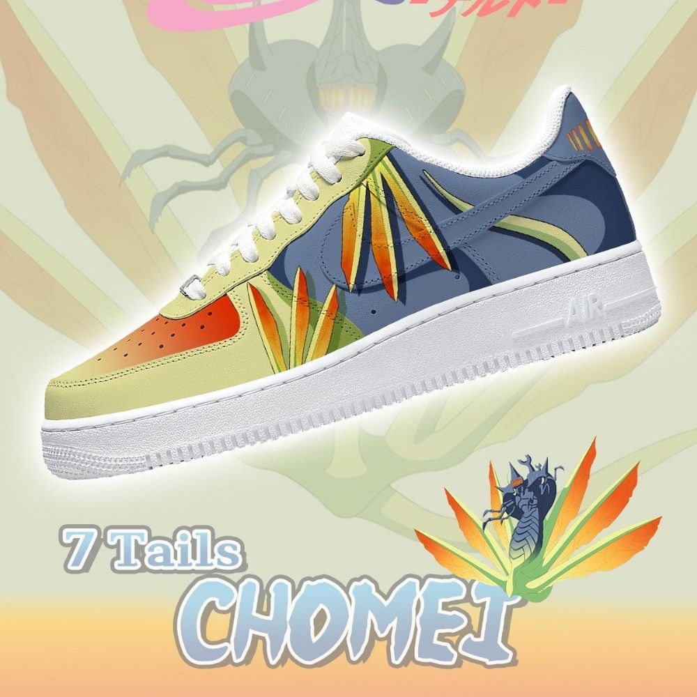 Seven-Tails Chomei Naruto AF1 Shoes - Sneakatelier