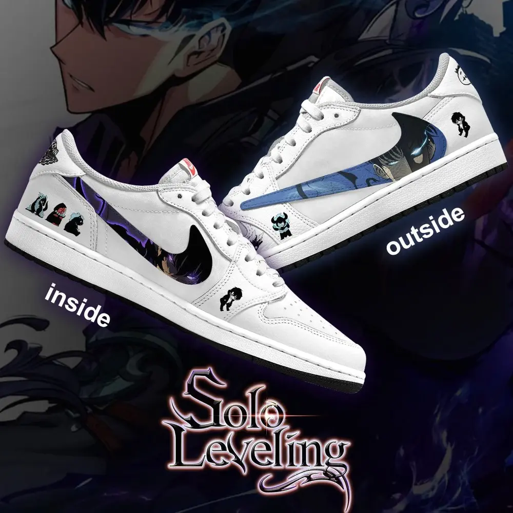 Shadow Army V.1 Shadow Legacy Solo Leveling Low Top Shoes - Sneakatelier