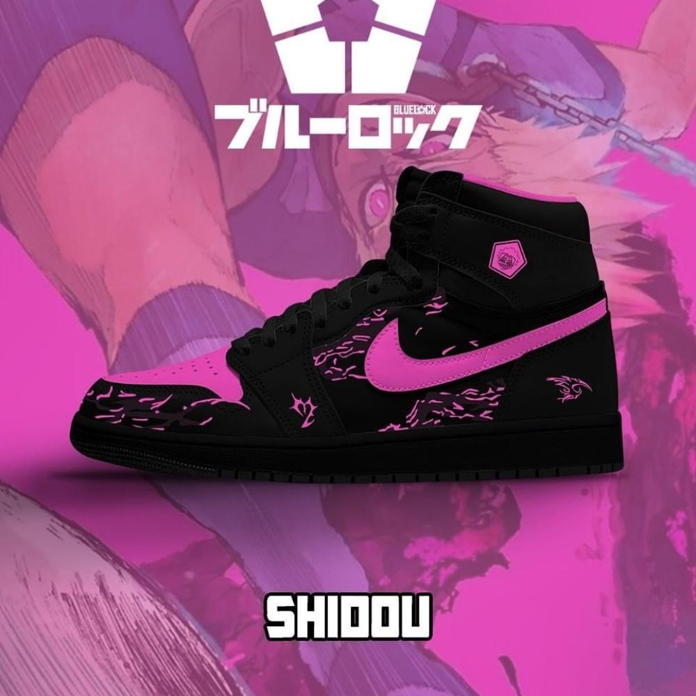 Shidou Blue Lock AJ1 High Top Shoes - Sneakatelier