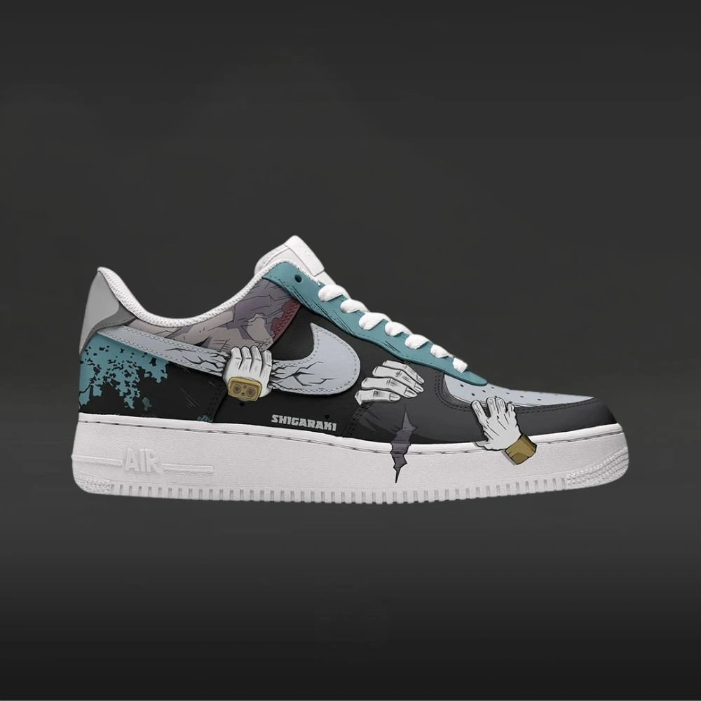 Shigaraki My Hero Academia Custom Low Top Shoes - Sneakatelier