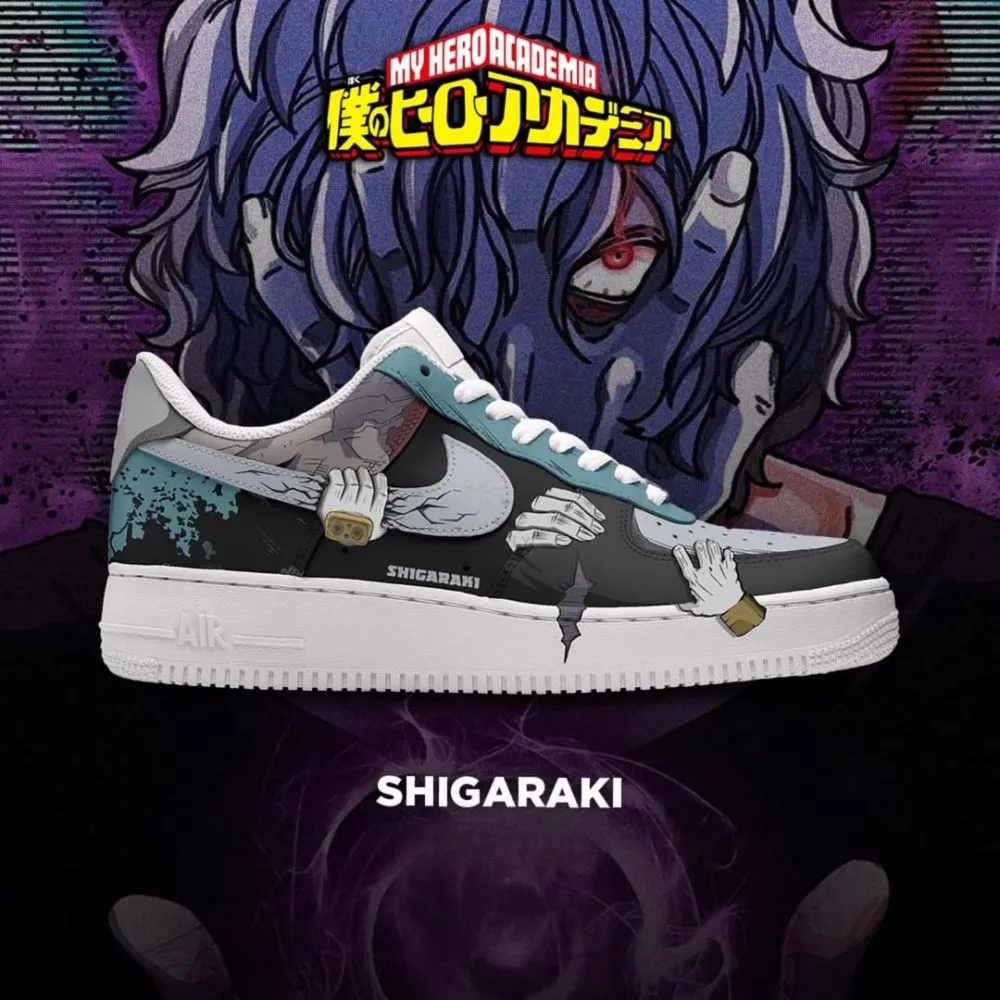 Shigaraki My Hero Academia Custom Low Top Shoes - Sneakatelier