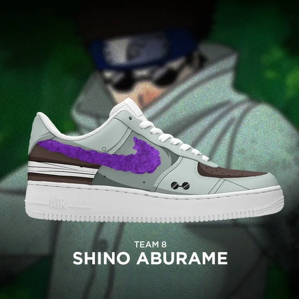Shino Aburame Naruto Team 8 Low Top Shoes - Sneakatelier