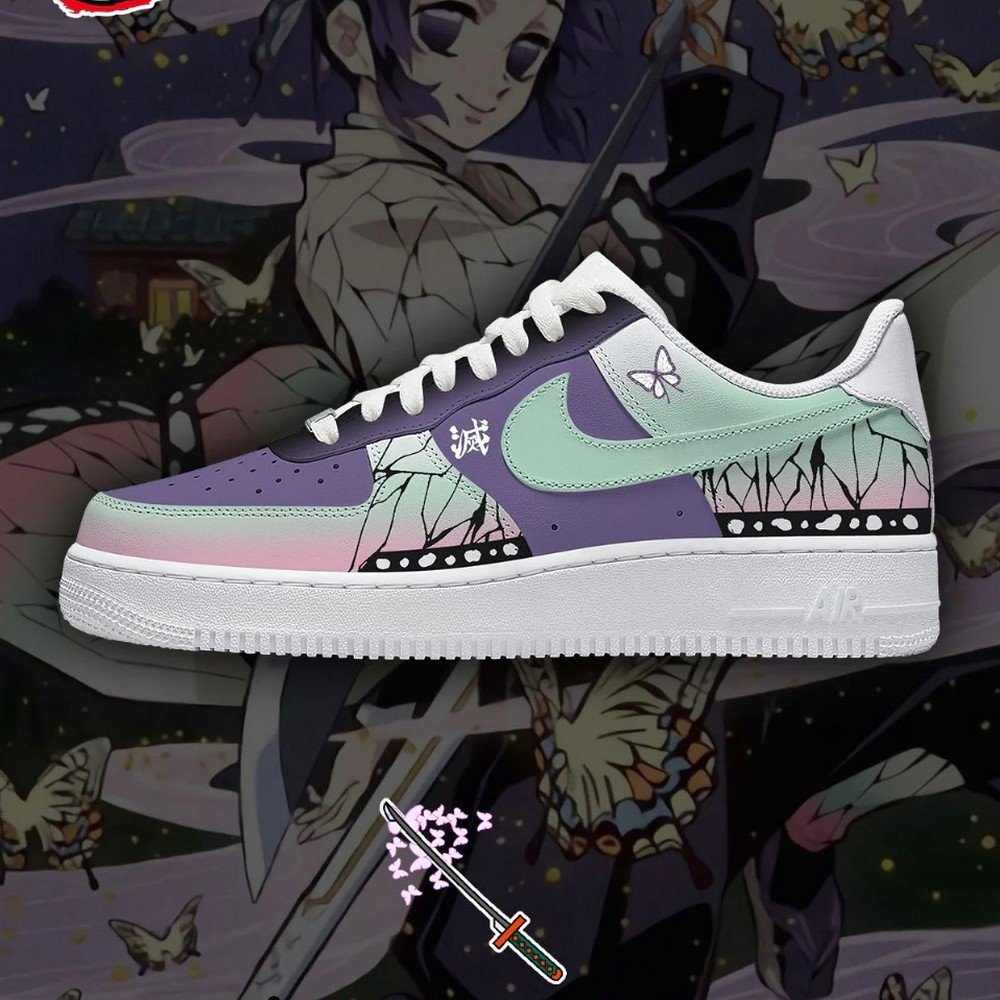 Shinobu Kochō Demon Slayer AF1 Shoes - Sneakatelier
