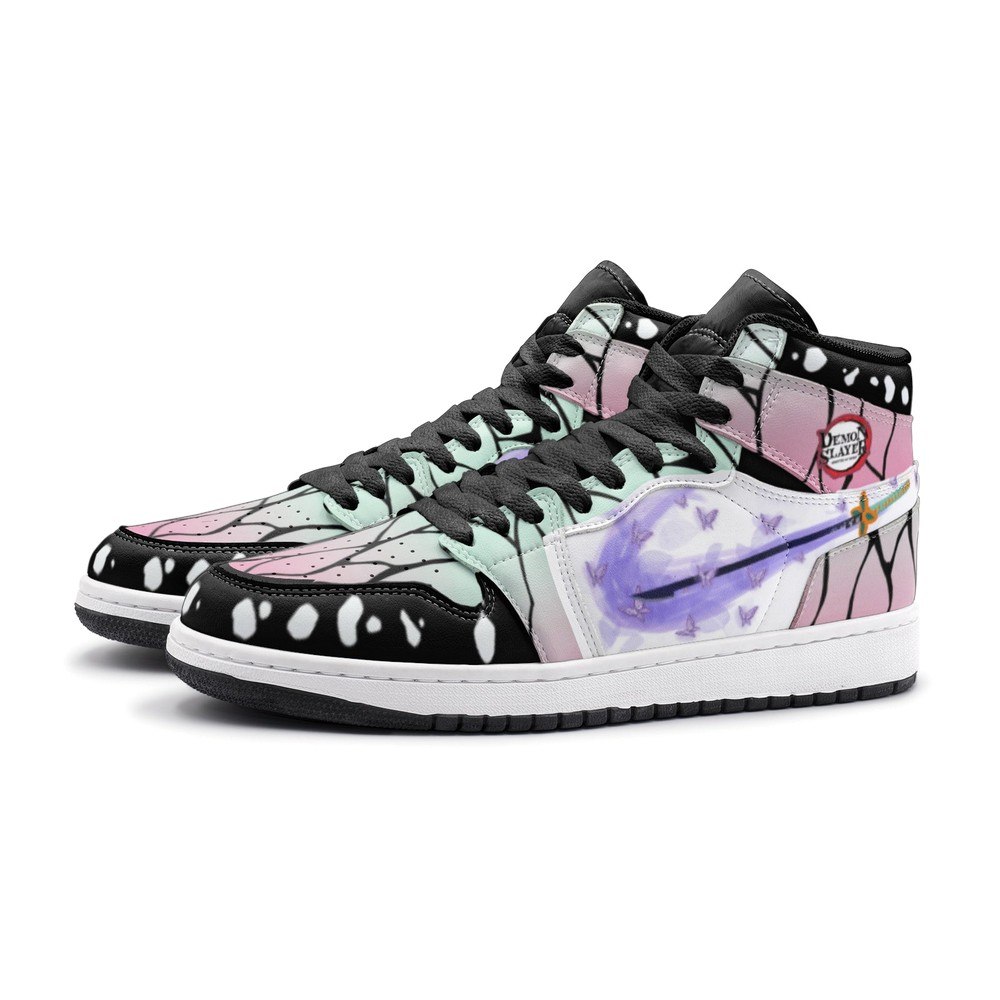 Shinobu Kocho Demon Slayer J1 High Top Shoes Ver 2 - Shoesmates Shinobu Kocho Demon Slayer J1 High Top Shoes Ver 2 - Sneakatelier Sneakatelier