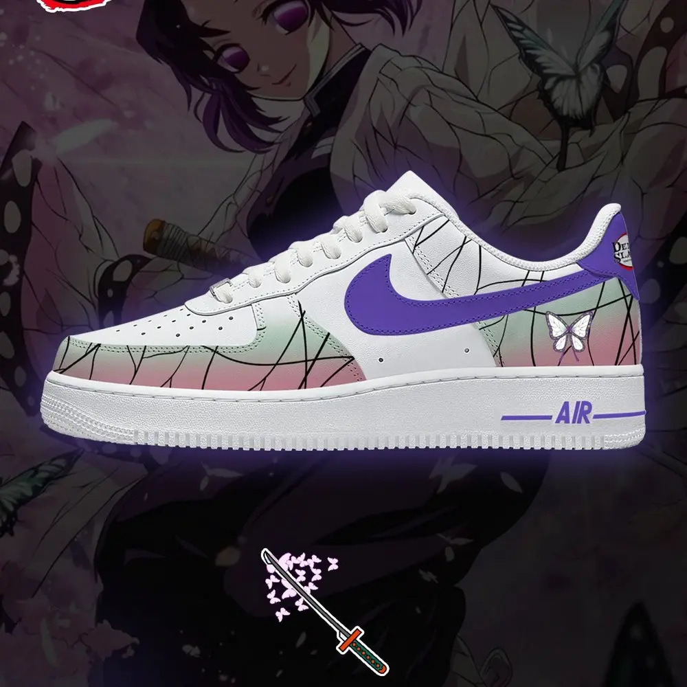 Shinobu Kocho Demon Slayer Special Design Low Top Shoes - Sneakatelier