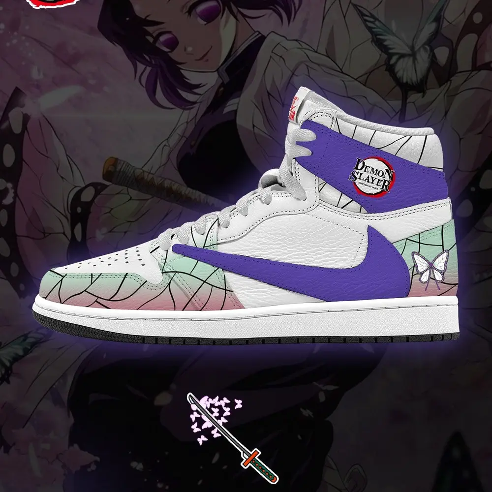 Shinobu Kocho V.1 Demon Slayer Limited Edition High Top Shoes - Sneakatelier