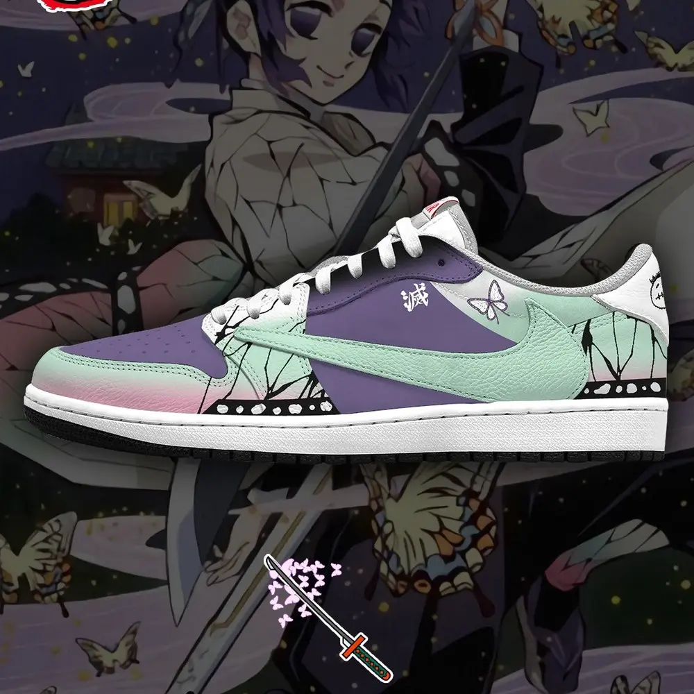 Shinobu Kocho V.2 Demon Slayer Special Design Low Top Shoes - Sneakatelier