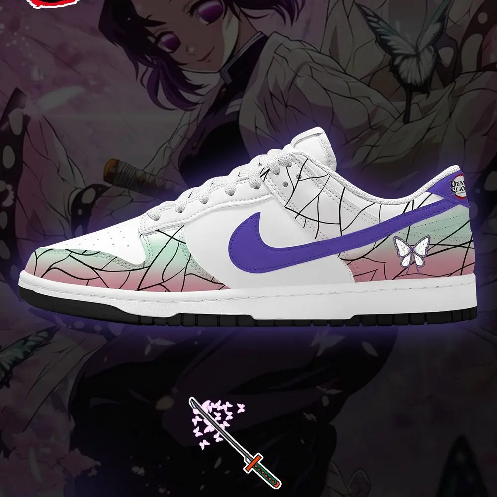 Shinobu Kocho V.3 Demon Slayer Special Design Low Top Shoes - Sneakatelier