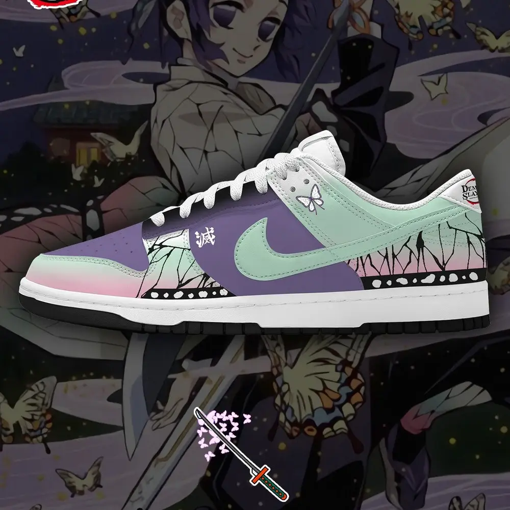 Shinobu Kocho V.4 Demon Slayer Special Design Low Top Shoes - Sneakatelier