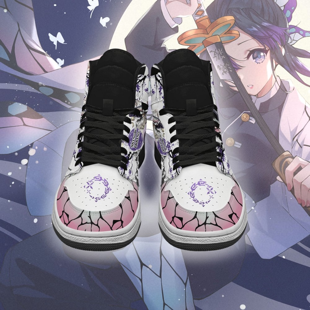 Shinobu Oshino Demon Slayer J1 High Top Shoes - Shoesmates Shinobu Oshino Demon Slayer J1 High Top Shoes - Sneakatelier Sneakatelier