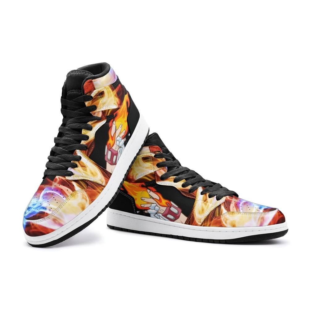 Shoto Todoroki My Hero J1 High Top Shoes - Shoesmates Shoto Todoroki My Hero J1 High Top Shoes - Sneakatelier Sneakatelier