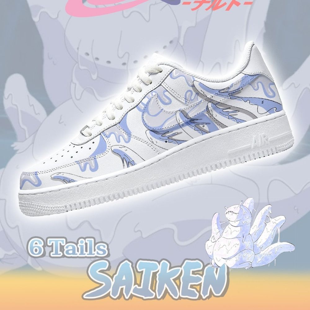 Six-Tails Saiken Naruto AF1 Shoes - Sneakatelier