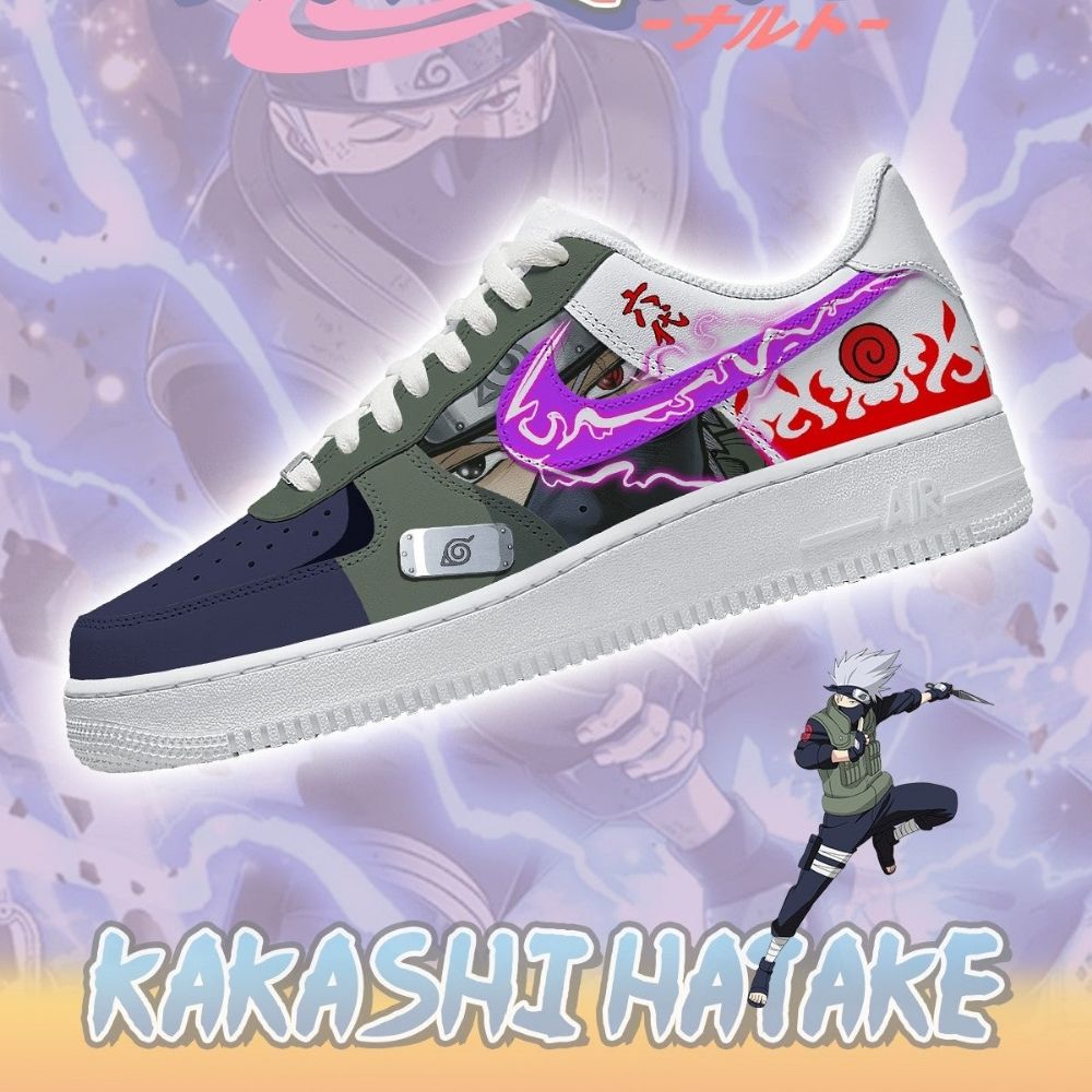 Sixth Hokage Kakashi Hatake Naruto AF1 Shoes - Sneakatelier