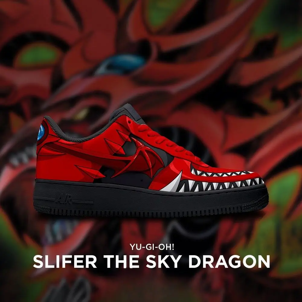 Slifer The Sky Dragon Af1 Yu-Gi-Oh Edition Low Top Shoes - Shoesmates Slifer The Sky Dragon Af1 Yu-Gi-Oh Edition Low Top Shoes - Sneakatelier Sneakatelier