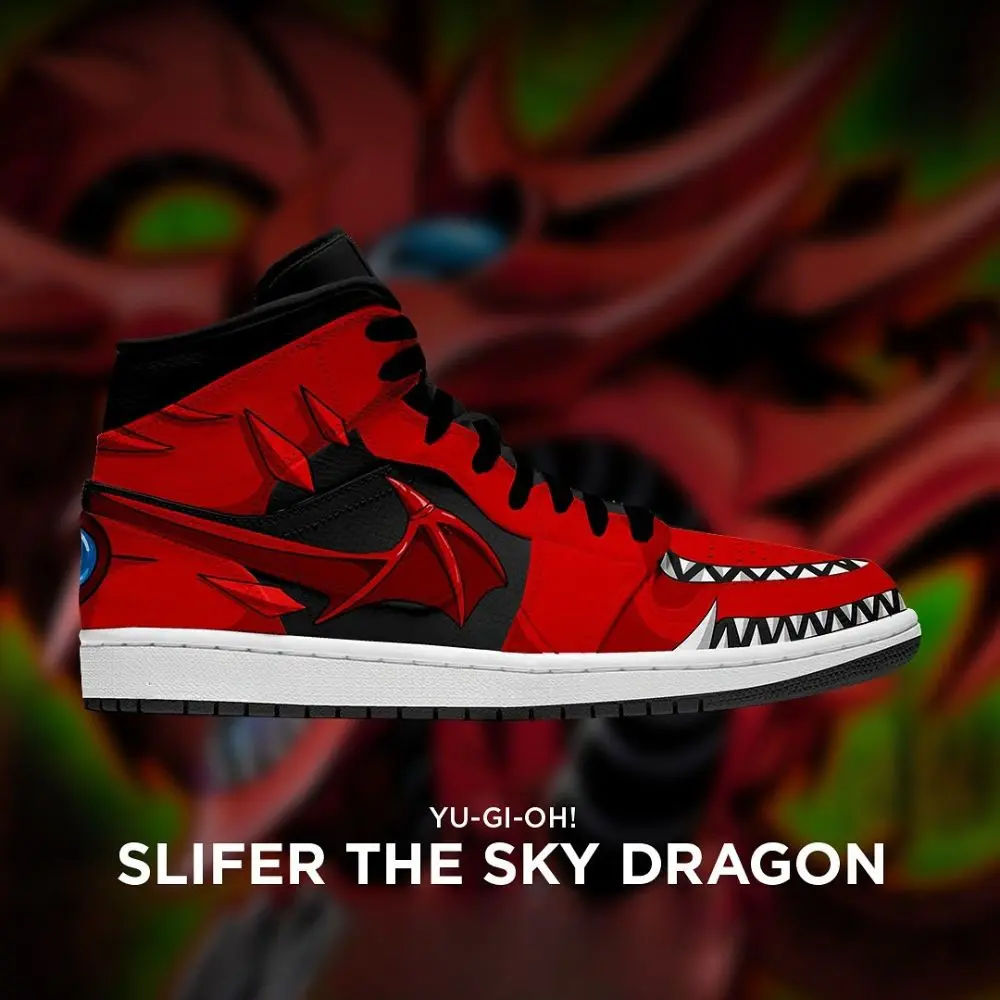 Slifer The Sky Dragon Yu-Gi-Oh Edition High Top Shoes - Sneakatelier
