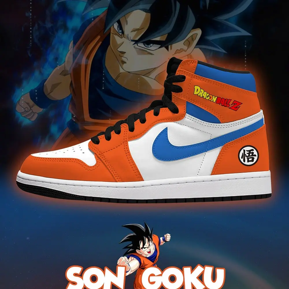 Son Goku V.1 Dragon Ball Edition High Top Shoes - Sneakatelier