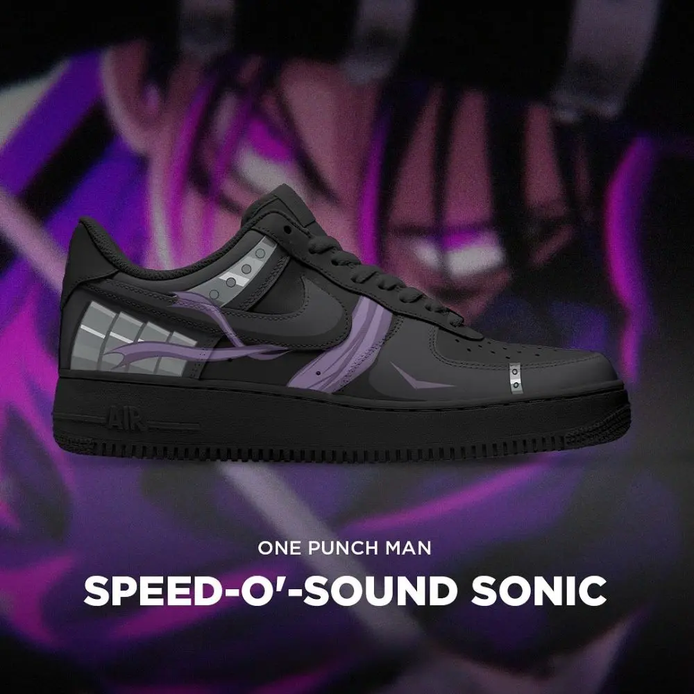 Speed O' Sound Sonic One Punch Man New Low Top Shoes - Shoesmates Speed O' Sound Sonic One Punch Man New Low Top Shoes - Sneakatelier Sneakatelier
