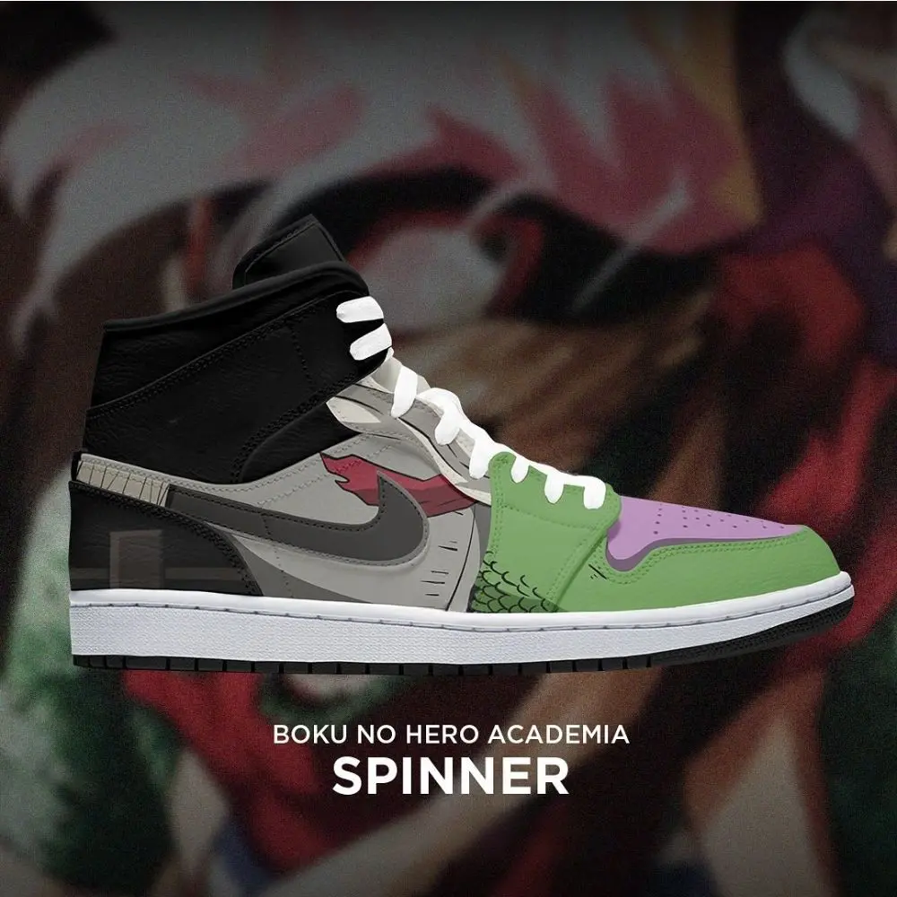 Spinner Boku No Hero Academia High Top Shoes - Sneakatelier