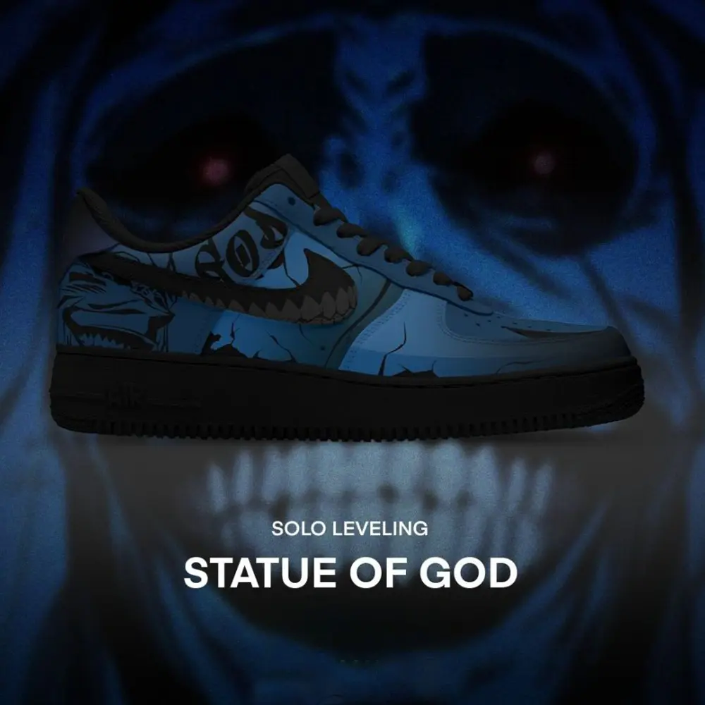 Statue of God Solo Leveling Special Low Top Shoes - Shoesmates Statue of God Solo Leveling Special Low Top Shoes - Sneakatelier Sneakatelier